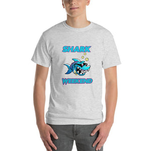 Shark Weekend T-Shirt-Ash-S-Awkward T-Shirts