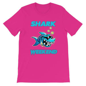 Shark Weekend T-Shirt-Berry-S-Awkward T-Shirts