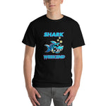 Shark Weekend T-Shirt-Black-S-Awkward T-Shirts