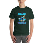 Shark Weekend T-Shirt-Forest-S-Awkward T-Shirts