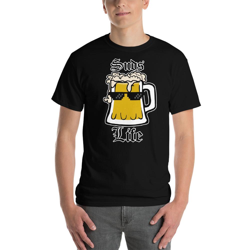 Suds Life Beer Lover T-Shirt-Black-S-Awkward T-Shirts