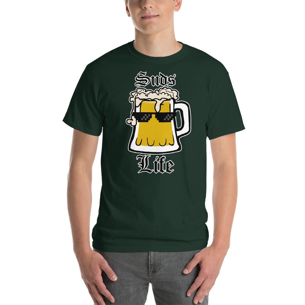 Suds Life Beer Lover T-Shirt-Forest-S-Awkward T-Shirts