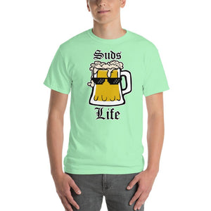 Suds Life Beer Lover T-Shirt-Mint Green-S-Awkward T-Shirts
