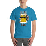 Suds Life Beer Lover T-Shirt-Sapphire-S-Awkward T-Shirts
