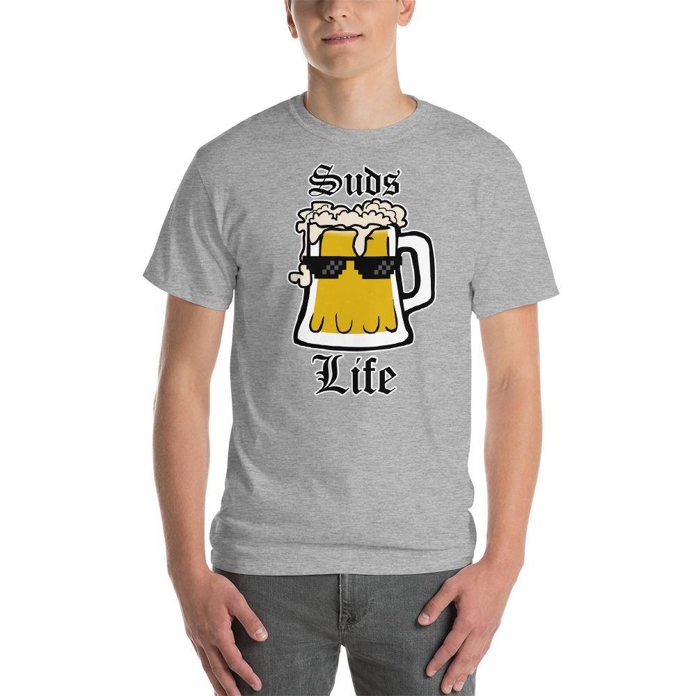 Suds Life Beer Lover T-Shirt-Sport Grey-S-Awkward T-Shirts