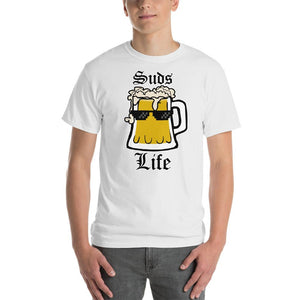Suds Life Beer Lover T-Shirt-White-S-Awkward T-Shirts