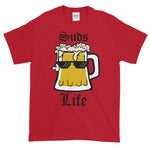 Suds Life T-shirt-Cherry Red-S-Awkward T-Shirts