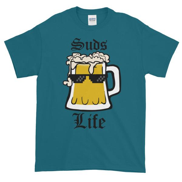 Suds Life T-shirt-Galapagos Blue-S-Awkward T-Shirts