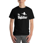 The Dogfather Dog Lover T-Shirt-Black-S-Awkward T-Shirts
