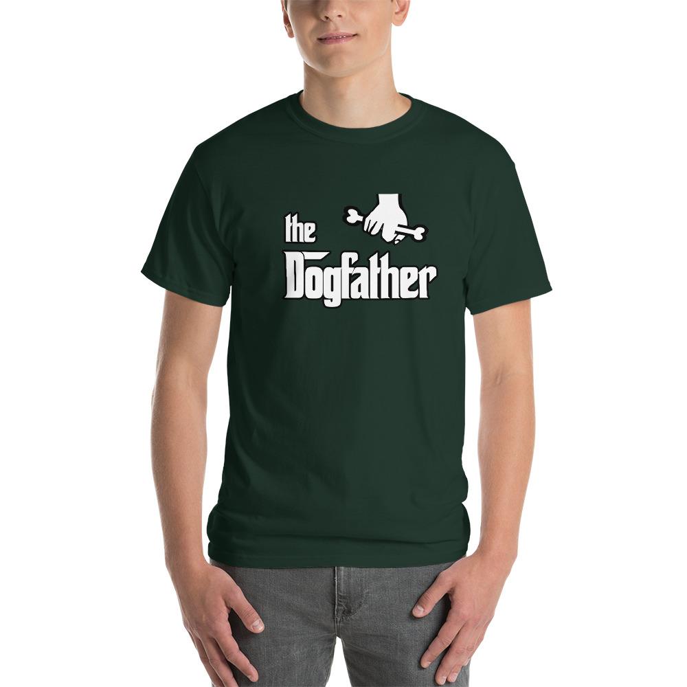 The Dogfather Dog Lover T-Shirt-Forest-S-Awkward T-Shirts