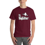 The Dogfather Dog Lover T-Shirt-Maroon-S-Awkward T-Shirts