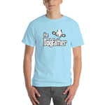 The Dogfather Dog Lover T-Shirt-Sky-S-Awkward T-Shirts