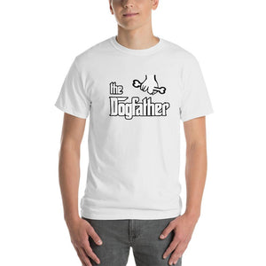 The Dogfather Dog Lover T-Shirt-White-S-Awkward T-Shirts