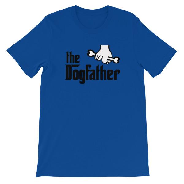 The Dogfather T-shirt-True Royal-S-Awkward T-Shirts
