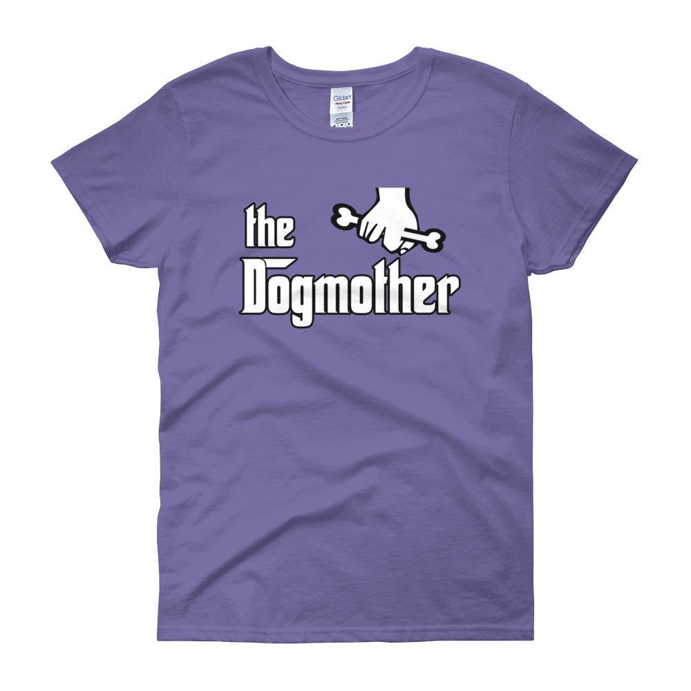 The Dogmother Funny Dog Lover Women's T-shirt-Violet-S-Awkward T-Shirts