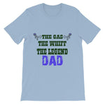 The Gas The Whiff The Legend Dad Fart T-shirt-Light Blue-S-Awkward T-Shirts