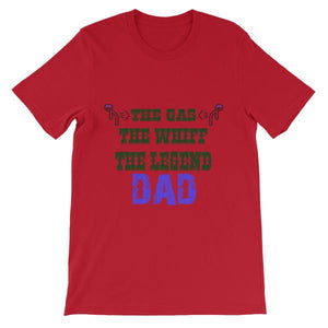 The Gas The Whiff The Legend Dad Fart T-shirt-Red-S-Awkward T-Shirts