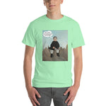 This Rock is Going Right Up My Ass Funny Art T-Shirt-Mint Green-S-Awkward T-Shirts