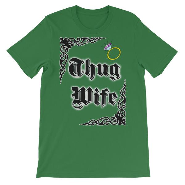 Thug Wife T-shirt-Leaf-S-Awkward T-Shirts
