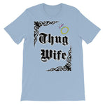 Thug Wife T-shirt-Light Blue-S-Awkward T-Shirts
