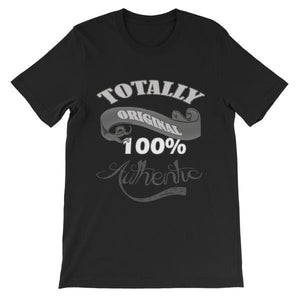 Totally Original 100% Authentic T-shirt-Black-S-Awkward T-Shirts