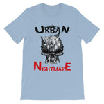 Urban Nightmare T-shirt-Light Blue-S-Awkward T-Shirts