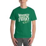 Whiskey Makes Me Frisky T-Shirt-Kelly-S-Awkward T-Shirts