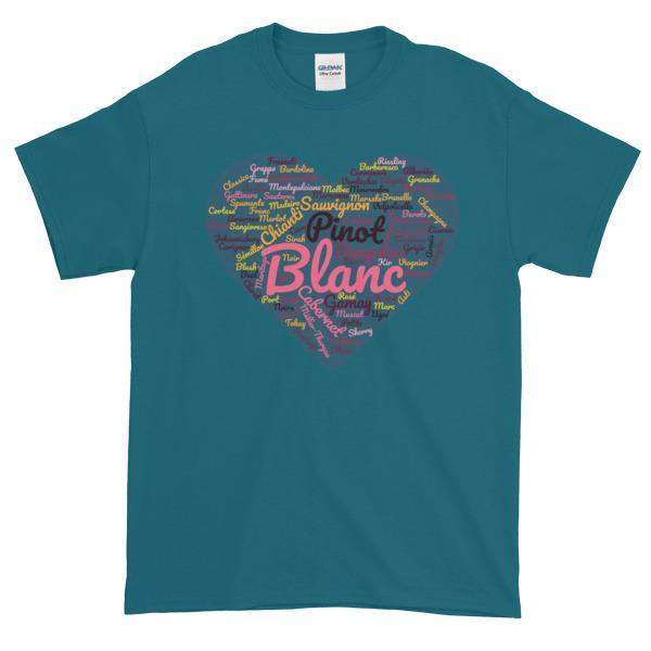 Wine Cloud T-shirt-Galapagos Blue-S-Awkward T-Shirts