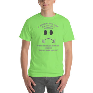 Workout - This Isn't Gonna Work Out Funny Gym T-Shirt-Lime-S-Awkward T-Shirts