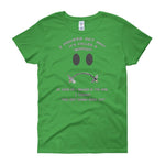 Workout - This Isn't Gonna Work Out Funny Gym Women's T-shirt-Irish Green-S-Awkward T-Shirts