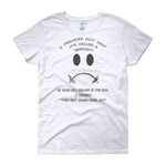 Workout - This Isn't Gonna Work Out Funny Gym Women's T-shirt-White-S-Awkward T-Shirts