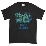 World's Best Beer Drinker T-shirt-Black-S-Awkward T-Shirts