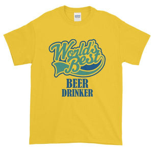 World's Best Beer Drinker T-shirt-Daisy-S-Awkward T-Shirts