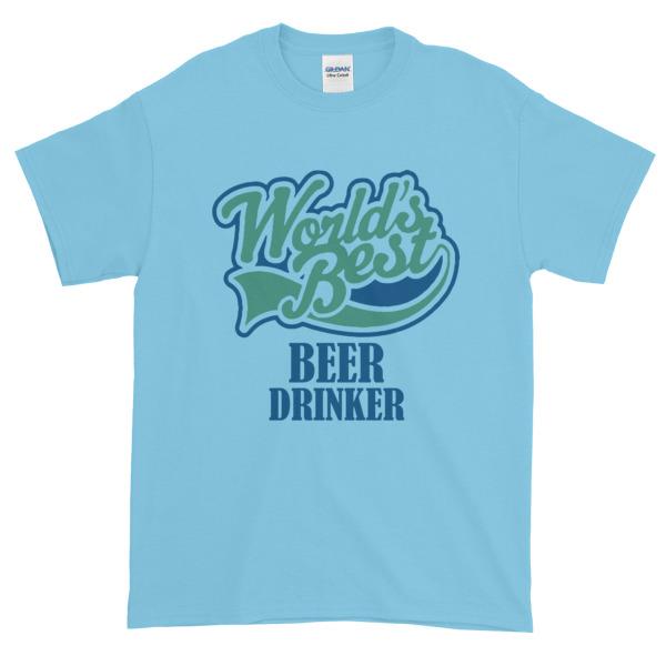 World's Best Beer Drinker T-shirt-Sky-S-Awkward T-Shirts