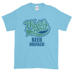 World's Best Beer Drinker T-shirt-Sky-S-Awkward T-Shirts