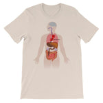 You Are Here Anatomy Medical T-shirt-Soft Cream-S-Awkward T-Shirts