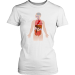 You Are Here (in My Heart) Funny Nurse Women's Shirt